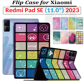 ใหม่ เคสหนัง PU ฝาพับ ลายนางเงือก กันเหงื่อ คุณภาพสูง สําหรับ Xiaomi Redmi Pad SE 11.0 นิ้ว RedmiPad 10.61 นิ้ว 2022 2023