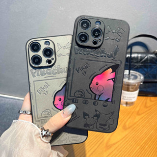 เคสโทรศัพท์มือถือ ลายการ์ตูนปิกาจูน่ารัก สําหรับ เคส iPhone 15 plus 15 pro max 14 pro max 11 12 pro 13 pro max case