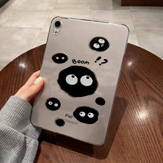 เคส Tpu กันกระแทก ลายการ์ตูน สีดํา สําหรับ iPad Air 4 Air 5 iPad 10th Generation 7th 8th 9th Gen 2022