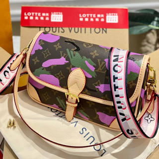 Lv limited กระเป๋าแฟชั่น ลายพราง ขายดี