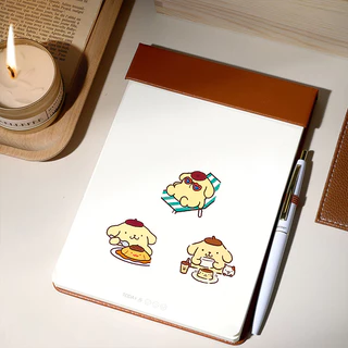 50 ชิ้นสุดน่ารัก Pompompurin Creative Original สติกเกอร์สําหรับแล็ปท็อป/โทรศัพท์/หมวกกันน็อค/มอเตอร์/รถ DIY กันน้ํา Graffiti สติกเกอร์ Home Decal