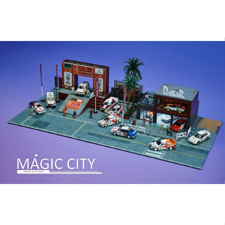 โมเดลรถยนต์ Magic City 1: 64 DAKAR DAKAR ของเล่นสําหรับเด็ก 110068