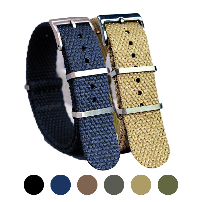 Straps 141 บาท สายนาฬิกาข้อมือไนล่อน ผ้าแคนวาส แบบนิ่ม สําหรับ Seiko Band 20 มม. 22 มม. Samsung Galaxy Watch Band Watches