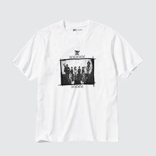 Uniqlo เสื้อยืดแขนสั้น พิมพ์ลาย ARCHIVE สําหรับผู้ชาย และผู้หญิง (UT) 459206 ยูนิโคล่