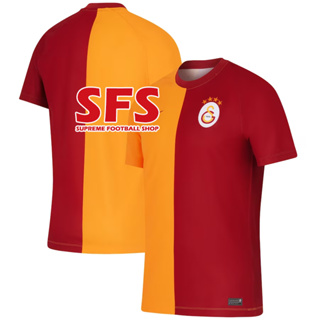 【SFS】เสื้อกีฬาแขนสั้น ลายทีมชาติฟุตบอล Galatasaray 23-24 ชุดเหย้า คุณภาพสูง ไซซ์ S-2XL