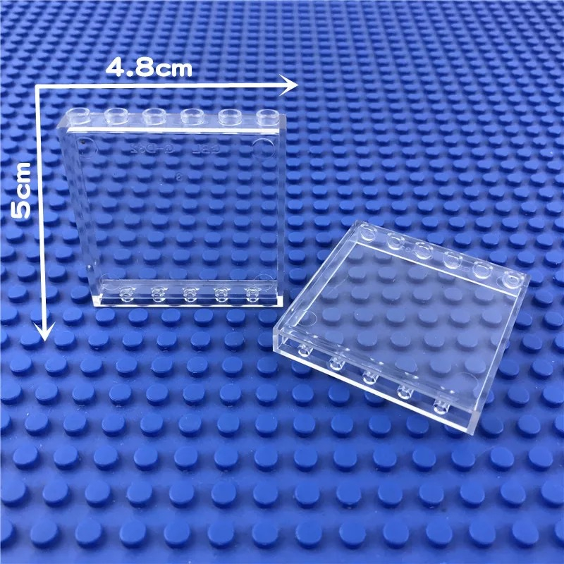 Moc บล็อกตัวต่ออิฐใส ขนาดเล็ก 59349 1x6x5 DIY อุปกรณ์เสริม
