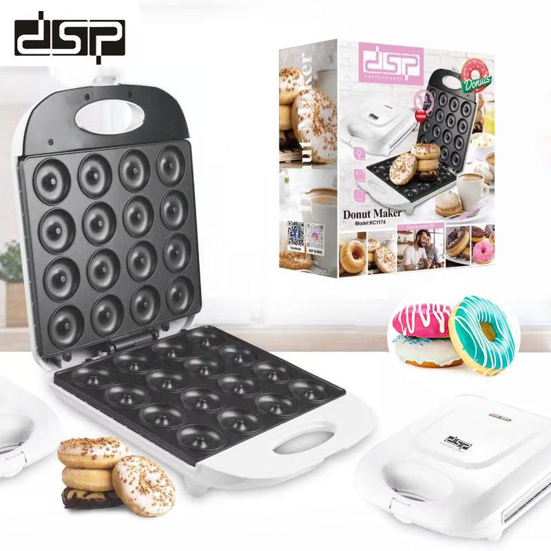พร้อมส่ง DSP 1400W 16หลุม เครื่องทําโดนัทจิ๋ว เครื่องทําโดนัท เตาโดนัท รับประกัน 1ปี