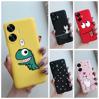 ใหม่ เคสโทรศัพท์มือถือ ซิลิโคนนิ่ม กันกระแทก พิมพ์ลาย สีแคนดี้ สําหรับ Realme Narzo N55 2023