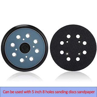 5 นิ้ว 125 มม. 8 หลุม 3 และ 4 เล็บ Hook Loop Orbital Sander ReplacementPad Backing Pad Sanding Backing Disc