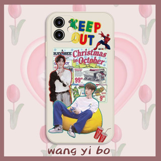 เคสโทรศัพท์มือถือแบบใส ลาย Wang Yibo สําหรับ iPhone 13 7 xsmax X 11 12pro