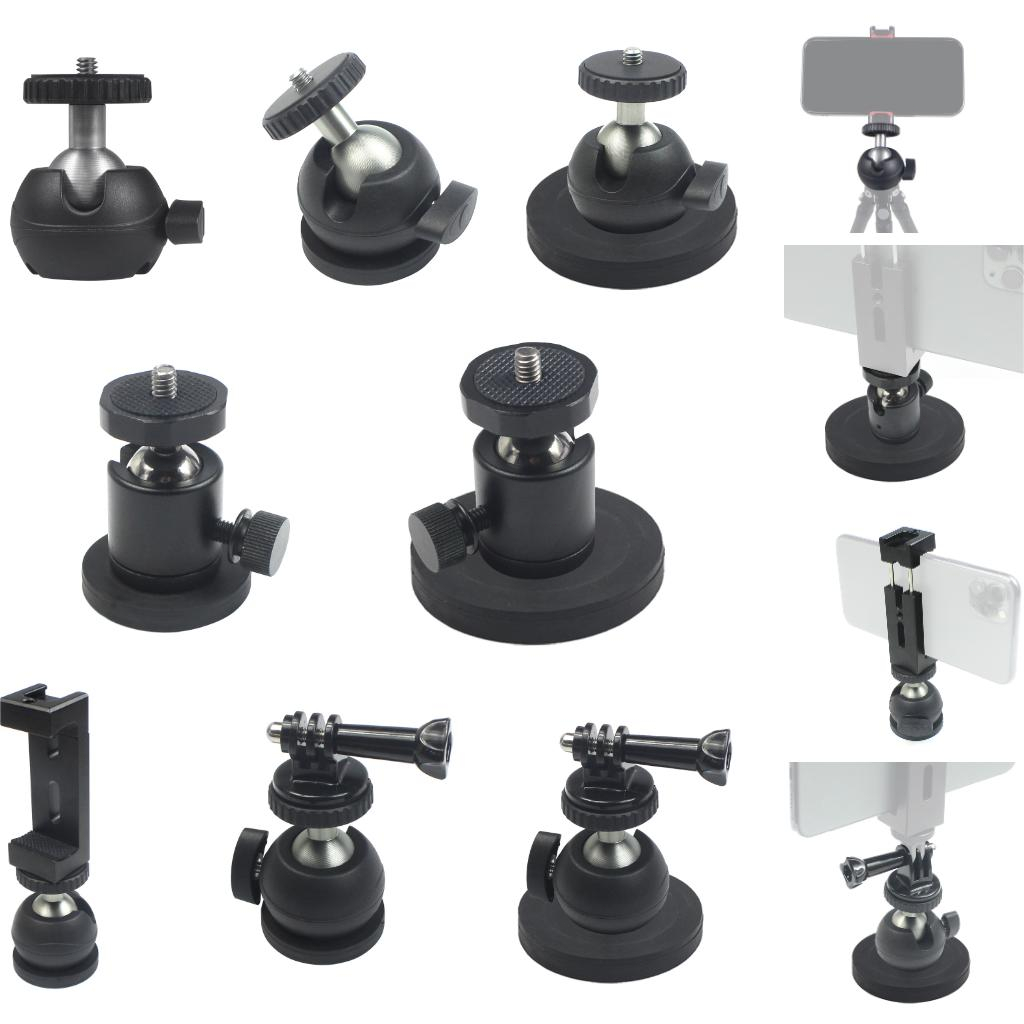 FEICHAO 1/4 “Screw Mount 360 Swivel Ball Head สมาร์ทโฟน Clipper สําหรับกล้อง GoPro Action