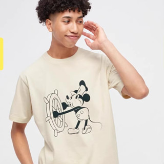 Uniqlo เสื้อยืดแขนสั้น พิมพ์ลาย Disney Mickey UT MFA ARCHIVE สําหรับทุกเพศ