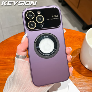 Keysion เคสโทรศัพท์มือถือ PC แข็ง ผิวด้าน ป้องกันเลนส์กล้อง สําหรับ iPhone 13 Pro Max 13 12 11 Pro Max