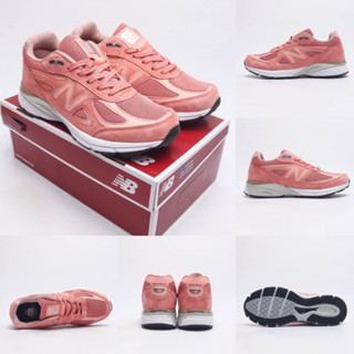 New Balance NB990 V4 Sunrise Rose รองเท้าวิ่งข้อสั้น W990SR4