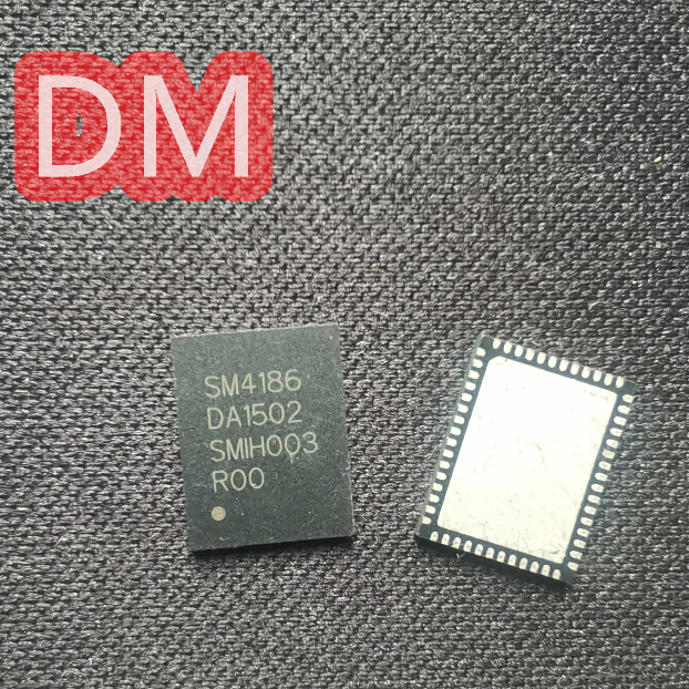 ((5 ชิ้น) SM4186 ชิป LCD QFN บรรจุภัณฑ์