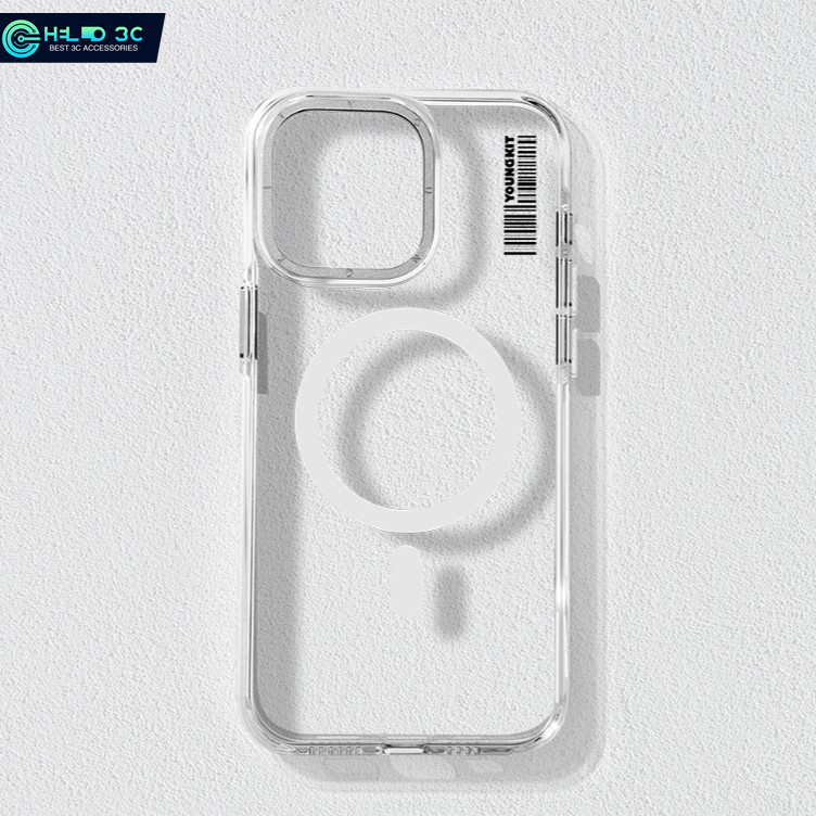 เคสแม่เหล็ก Youngkit คริสตัลชิลด์ เข้ากันได้กับ เคสไอโฟน 15/14 หรูหรา เข้ากันได้กับ เคสกันกระแทก iphone 15 pro max case เคสกันกระแทก iphone 14 pro max case เคสไอโฟน 15 กันกระแทก เคสไอโฟน 14 กันกระแทกเข้ากันได้กับ