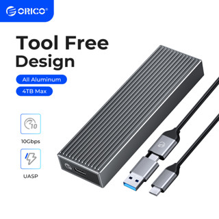 Orico M2 NVMe SSD เคสอลูมิเนียม 10Gbps USB3.1 GEN2 Type C M.2 SSD รองรับ UASP(BM2C3)