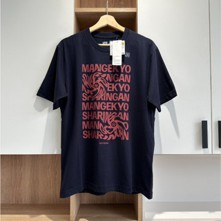 ใหม่ Uniqlo เสื้อยืดแขนสั้น พิมพ์ลายตัวละคร Naruto Sasuke สําหรับผู้ชาย