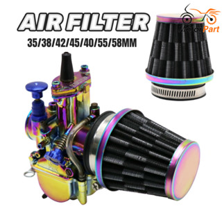 MOTOPARTS SHOP 35/38/42/45/50/55/58MM Air Filter Motorcycle Carburetor Colorful Air Filter Universal