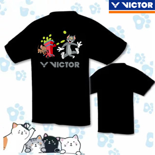 Victor ใหม่ เสื้อกีฬาแบดมินตัน มาเลเซีย ซับเหงื่อ แห้งเร็ว เหมาะกับฤดูร้อน สําหรับเด็กผู้ชาย และเด็กผู้หญิง 2023