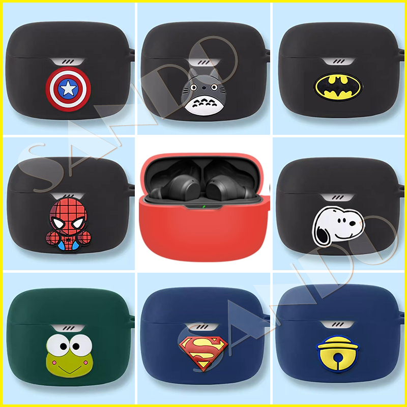 เคสซิลิโคนนิ่ม JBL JBL Tune Beam True Wireless เคส JBL Tune Beam ลายการ์ตูนคลื่นน่ารัก สําหรับหูฟังไ