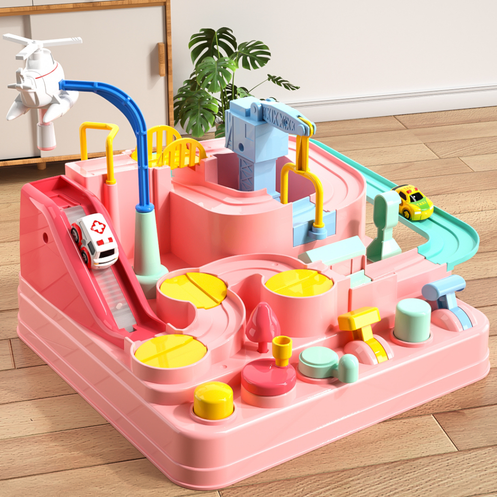 TEMI รถผจญภัย Car Adventure ของเล่น เสริมพัฒนาการ  เกมรถราง  คัน รถผจญภัย อวกาศ ของเล่นเสริมพัฒนาการ ของเล่นเด็กเสริมพัฒนาการ