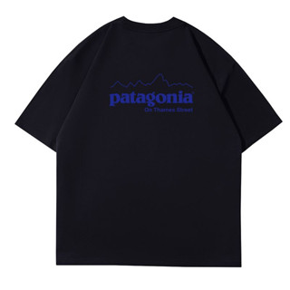 Patagonia เสื้อยืดลําลอง แขนสั้น สไตล์วินเทจ คลาสสิก เหมาะกับฤดูร้อน สําหรับผู้ชาย และผู้หญิง