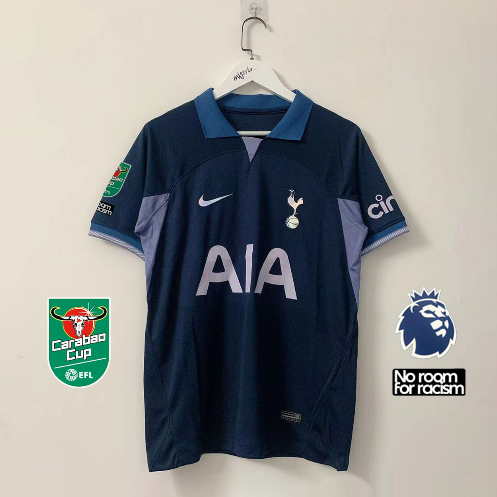 เสื้อกีฬาแขนสั้น ลายทีมชาติฟุตบอล Tottenham Hot.spur 23 24 ชุดเยือน ไซซ์ S - 4XL