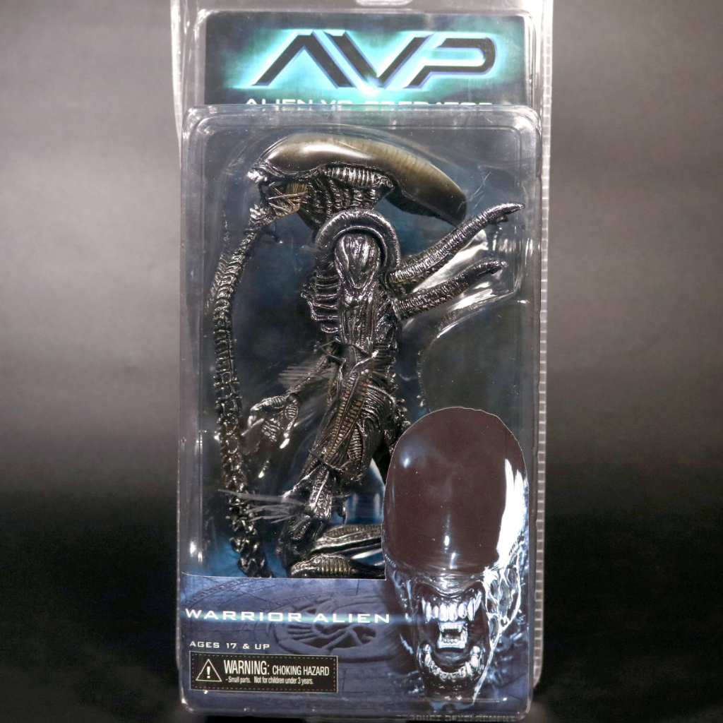 Neca ใหม่ ฟิกเกอร์เอเลี่ยน Warrior Alien vs Predator AVP สเกล 1:12 7 นิ้ว สีดํา พร้อมกล่อง