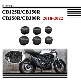 Psler กันฝุ่น ปลั๊กกรอบ ฝาครอบรูกรอบ สําหรับ Honda CB300R CB125R CB150R CB250R 2018 2019 2020 2021