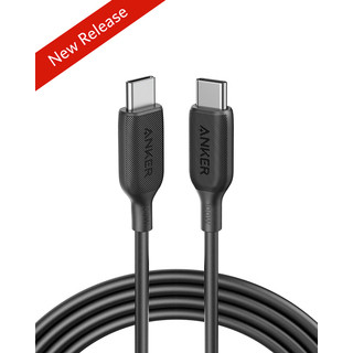 Anker สายชาร์จพาวเวอร์ไลน์ III USB C เป็น USB C 100W 6 ฟุต 2.0 Type C สําหรับ iP15 15Plus 15Pro 15Pro Max