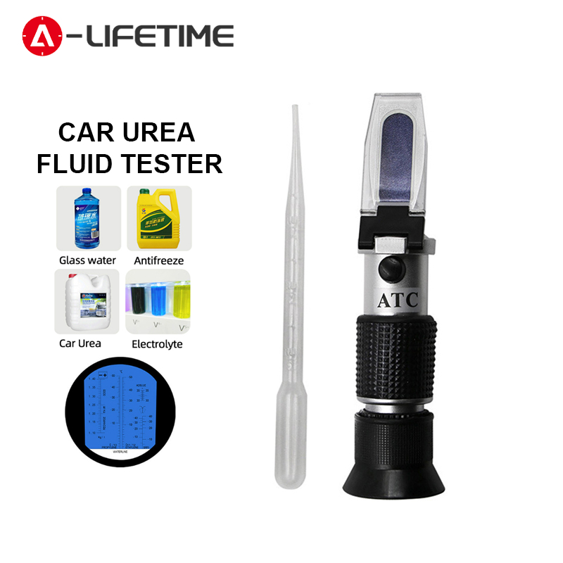 4 in 1 เครื่องวัดความเย็นเครื่องยนต์ ATC แบบใช้แบตเตอรี่ ป้องกันการแข็งตัวของเหลว สําหรับรถยนต์