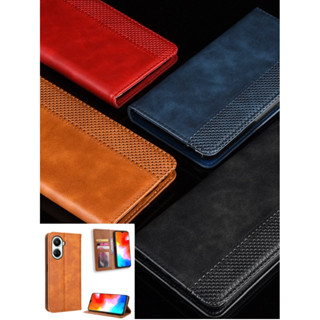 เคส for ZTE Blade L9 V30 V40 Axon 30 40 Lite Ultra Pro 5G Libero 5G II III Nubia Z50S Pro  เคสโทรศัพท์หนัง TPU นิ่ม ฝาพับแม่เหล็ก พร้อมช่องใส่บัตร ขาตั้งวาง สําหรับ  Retro Flip Leather Case Magnetic Wallet เคสฝาพับ เคสเปิดปิด  เคสโทรศัพท์