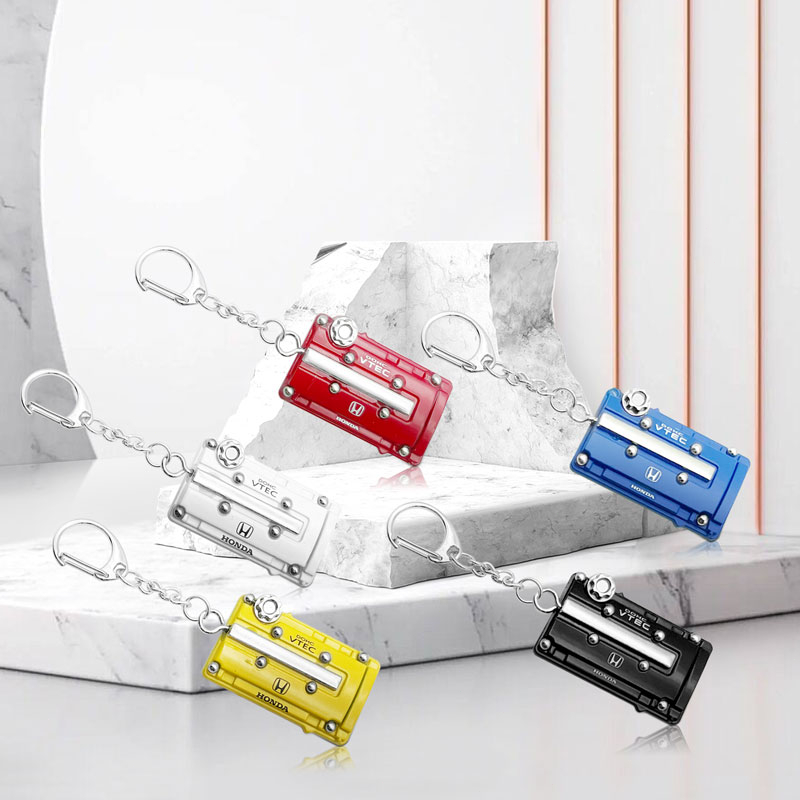 พวงกุญแจรถยนต์ JDM Vtec DOHC Engine K20 อุปกรณ์เสริม สําหรับ Honda Civic EG EK F20c GK5 Jazz