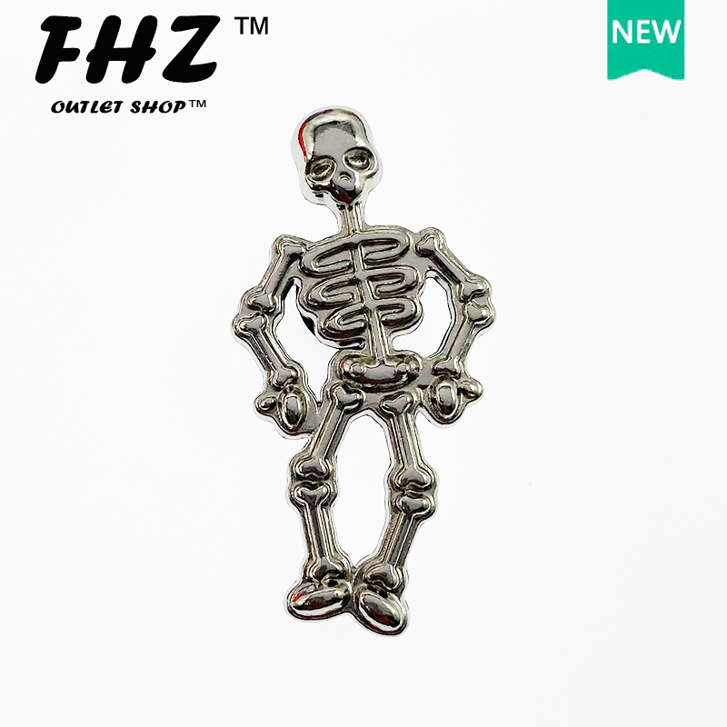 Fhz™ ใหม่ jibbitz crocs รูรองเท้าโลหะรองเท้าดอกไม้ ตกแต่งด้านบนอุปกรณ์เสริม DIY สร้างสรรค์