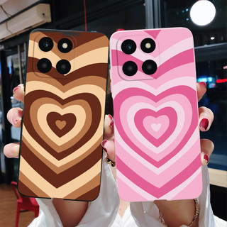 เคสโทรศัพท์มือถือ ยางซิลิโคนนิ่ม ลายหัวใจ สําหรับ Honor X6A 4G X6A X 6a 2023 WDY-LX1