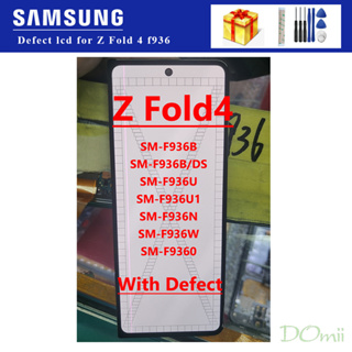 หน้าจอสัมผัส LCD ขนาดเล็ก 6.2 นิ้ว พร้อมสาย แบบเปลี่ยน สําหรับ Samsung Galaxy Z Fold 4 5G F9360 F936B F936U