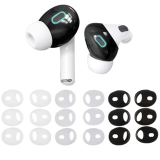 จุกหูฟังซิลิโคนนิ่ม 3 ขนาด สําหรับ airpods Pro 2 L M S 3 คู่