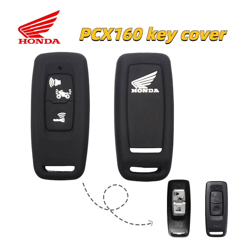 Honda รถจักรยานยนต์ Keycase PCX160 LEAD125 SH300 NS110R ฝาครอบพวงกุญแจ Keycase Click160 ADV160 TMX12