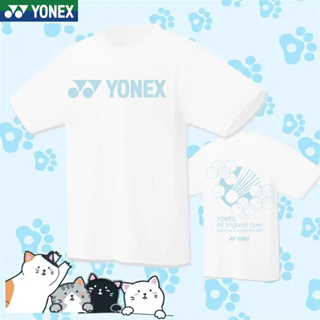 Yonex ใหม่ เสื้อกีฬาแบดมินตัน แขนสั้น แบบแห้งเร็ว สําหรับผู้ชาย และผู้หญิง 2023