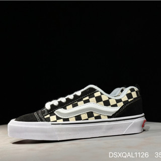 Vans Knu-Skool VR3 LX รองเท้าผ้าใบลําลอง ข้อสั้น ลายตารางหมากรุก