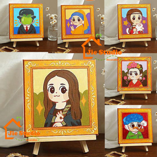 ✨Free Shipping+Ready Stock✨ Diy Children Adult Digital Oil Painting 20x20 Frame Painting Practice World Famous Painting Digital Oil Painting diy Healing Coloring Decompression Children Oil Painting Gift Decoration Ornaments Oil Painting