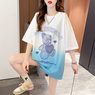 Delna [พร้อมส่ง] เสื้อยืดแขนสั้น คอกลม พิมพ์ลาย One Piece สไตล์เกาหลี สําหรับผู้หญิง 2023