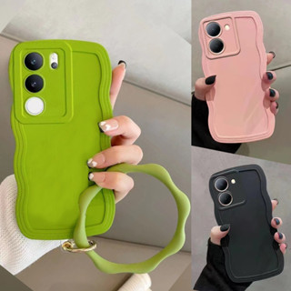 เคสมือถือ แบบนิ่ม พร้อมสายคล้อง สําหรับ vivo v29 5g v29e v29 pro vivo y78 vivo y36 y76 5g