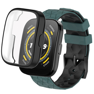 สายนาฬิกาข้อมือซิลิโคน แบบเต็มจอ สําหรับ Amazfit Bip 5 Smart Watch Strap Silicone Watchband For Amazfit Bip5