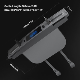 [อัพเกรดภายในรถยนต์] ฮับชาร์จ USB 27W ความเร็วสูง พร้อมอะแดปเตอร์สายเคเบิล 2021 22 23 Tesla Model 3 Y