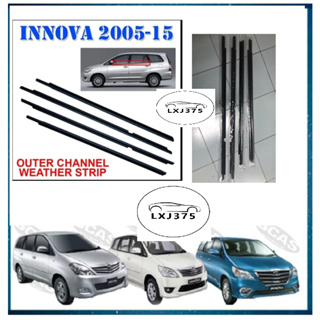 แถบพลาสติกซีลหน้าต่างรถยนต์ สําหรับ toyota innova 2005 2006 2007 2008 2009 2010 2011 2012 2013 2014