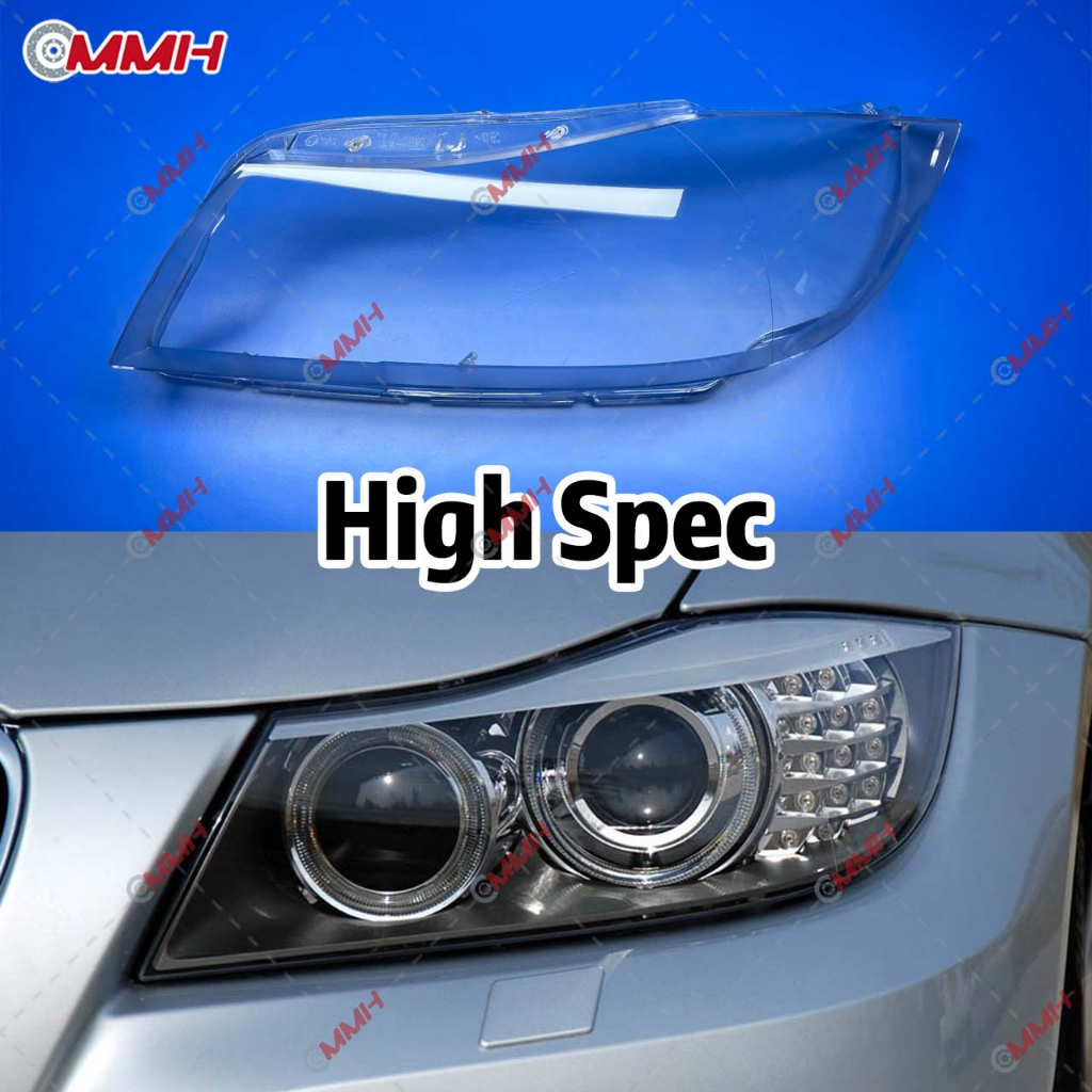 Bmw 3 BMW3 E90 LCI ไฟหน้า 2004-2012 318 320 325 328 335 เลนส์ไฟหน้า ฝาครอบไฟหน้า ไฟหน้ารถยนต์ ไฟหน้าสําหรับ ฝาครอบไฟหน้าตรงรุ่น ฝาครอบเลนส์  headlamp cover ไฟหน้า โคมไฟหน้า ฝาครอบเลนส์ - รูปที่ 3