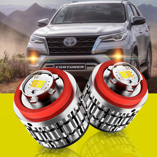 หลอดไฟตัดหมอก LED L1B 80W 20000LM พร้อมพัดลม สีขาว เหลือง ทอง แบบเปลี่ยน สําหรับ TOYOTA Fortuner 2020 2021 2022 2023 2 ชิ้น