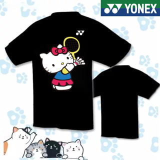 เสื้อกีฬาแบดมินตัน แขนสั้น ลาย YONEX สําหรับผู้ชาย และผู้หญิง 2023